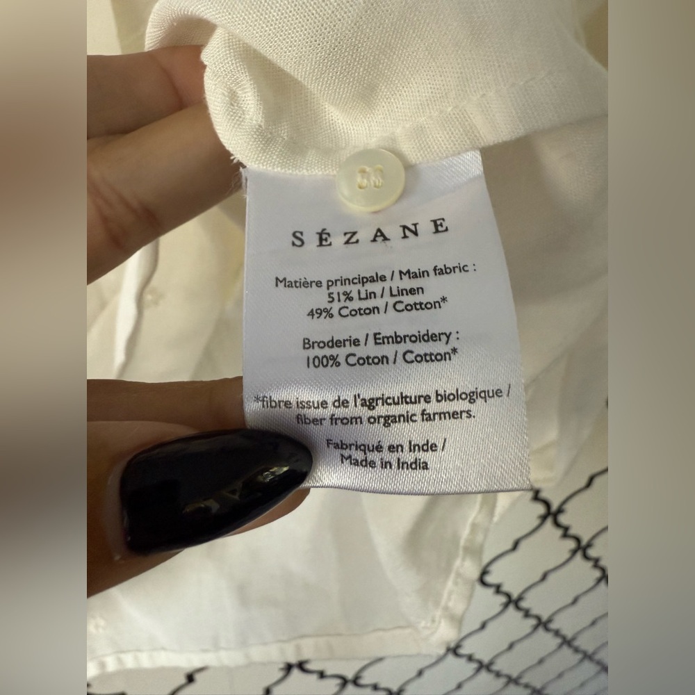 Sézane Franceska Blouse 34 NWT - Picture 6 of 6